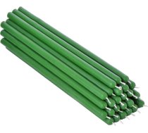 NKlaus 25x zaļš bišu vasks 21 cm kvēpu galda sveces Rituālās sveces kapātājs 36333