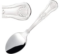 Kings Pattern galda piederumi Nerūsējošā tērauda restorāna nazis dakša dakša karote Zupas karote - 12/6 gabalu iepakojums (Kings Teaspoon, 6 gabali)