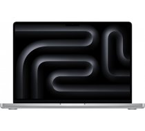 Macbook pro 14,2 collas: m3 pro 12/18, 18gb, 1tb - sudrabs