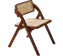 Mgchowue Ratana saliekamie krēsli, āra koka retro saliekamais krēsls, mājas balkona āra krēsla sēdeklis, pusdienu krēsls Koka/attan krēsls Viegls krēsls (krāsa: stils 2)