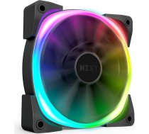 NZXT AER RGB 2 - 140 mm - HF-28140-B1 - Advanced Lighting Passports - Winglet Tips - Fluid Dynamic Bearing - LED RGB PWM ventilators NZXT RGB - Single