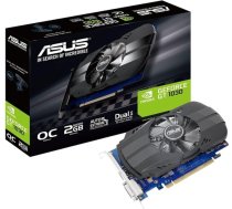 Asus Phoenix GeForce PH-GT1030-O2G Grafiskā karte (Nvidia, PCIe 3.0, 2GB GDDR5, HDMI, DVI)