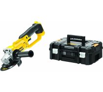 DeWalt leņķa slīpmašīna DCG412NT bez akumulatora / Jaudīga slīpmašīna ar zemas vibrācijas pārnesumu / Slīpēšanai pat grūti pieejamās vietās / 1 x slīpmašīna 18 V