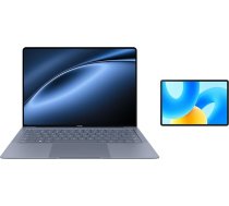 HUAWEI MateBook X Pro Core Ultra, 980 g ultraviegls ādu nomierinošs metāla korpuss, Intel Core Ultra 9 procesors, 14,2 collu OLED reālu krāsu displejs, 32 GB + 2 TB, Morandi Blue+ MatePad 11,5 6+128 G