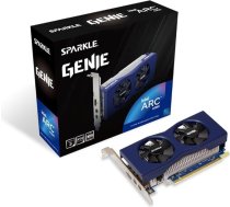 Sparkle Intel Arc A380 Genie, 6 GB GDDR6, zems profils, divi ventilatori, divas ligzdas, HDMI x1, Mini DisplayPort x2, SA380G-6G