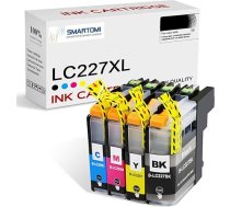 SMARTOMI LC227XL LC225XL Multipack saderīgas tintes kasetnes Brother LC-227XL LC-225XL izmantošanai ar Brother DCP-J4120DW MFC-J4420DW MFC-J4620DW MFC-J4625DW printeriem