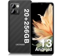 DOOGEE N50 Pro mobilais tālrunis, 20GB + 256GB/TF 1TB viedtālrunis, 6,52" HD+ Android 13 viedtālrunis bez līguma, Octa Core, 50MP + 8MP, 4200mAh, pirkstu nospiedumu/personas noteikšana, GPS/OTG/4G Dual SIM