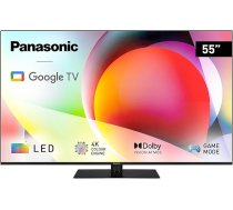 Panasonic TN-55W70AEZ, W70 sērijas 55 collu 4K Ultra HD LED Smart TV, 2024, Google Assistant, Chromecast, Dolby Vision & Atmos, spēļu režīms, Bluetooth, izcilai vizuālajai pieredzei