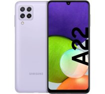 Samsung Galaxy A22, viedtālrunis bez SIM kartes, 6,4 collas, 128 GB, Android mobilais tālrunis, violets