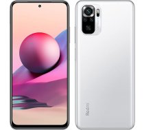 Xiaomi Redmi Note 10S viedtālrunis 6 GB + 64 GB 6,43 collu AMOLED DotDisplay 5000 mAh (tipa) akumulators 33 W ātrā uzlāde 64 MP kamera 3,5 mm austiņu ligzda MediaTek Helio G95 White [globālā versija]