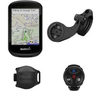 Garmin Edge 830 Mountain Bike Bundle Performance Touchscreen GPS velodators ar kartēšanu, dinamisku veiktspējas uzraudzību un popularitātes maršrutēšanu, ietver ātruma sensoru un ANE55B07QJQHRTTT