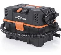 Evolution Power Tools R15VAC bezvadu mitrais/sausais putekļu sūcējs ar jaudīgu divu gaisa funkciju, sūkšanas un pūšanas funkciju, automātisku instrumenta noņemšanu, ietver sprauslas, filtru, 2 gadu garantiju