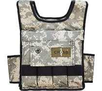 CROSS101 svērta veste, 9kg - 36kg, ar plecu polsterējuma opciju