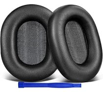 SOULWIT Jērādas rezerves ausu spilventiņi Sony WH-1000XM5 (WH1000XM5) Troksni slāpējošu austiņu spilveni ar trokšņu izolējošām putām, īpaši biezas - izcili melnas ANEB0CBLZVSB1T