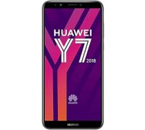 HUAWEI Y7 2018 16 GB 5,99 Zoll HD+ FullView Android 8.0 SIM-free viedtālrunis, viena SIM, Apvienotās Karalistes versija, Schwarz ANEB07D9SWM1KT
