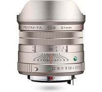 Pentax PENTAX-FA 31mmF1.8 Limited Silver — platleņķa objektīvs ar jaudīgu HD pārklājumu, Pentax K sistēmai ar 35 mm pilna kadra sensoru