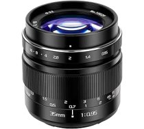 JINTU 35 mm F/0,95 APS-C manuālā fokusa portreta objektīvs, kas ir savietojams ar Sony E Mount kamerām NEX A6000 A6100 A6600 A6400 A6500 A7IV A7II A7III A7RIII ZV-E10 A7RIV A7C