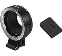 Canon adapteris EF objektīviem EF-EOS M, melns un akumulatora LP-E12 (875 mAh) priekš EOS M