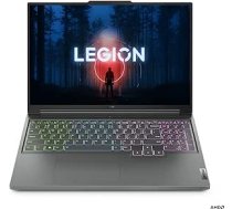 Lenovo Legion Slim 5 spēļu klēpjdators, 16 collu WUXGA displejs, 144 Hz, AMD Ryzen 5 7640HS, 16 GB RAM, 1 TB SSD, NVIDIA GeForce RTX 4050, Win11 Home, QWERTZ, pelēks, 3 mēneši Premium Care