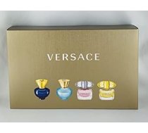 Versace Bright Crystal Versace miniatūru komplekts sievietei, 4 priekšmeti