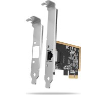 Axagon Pcee-grf tīkla karte pcie 1x gigabit ethernet ports rj-45 realtek sp & lp