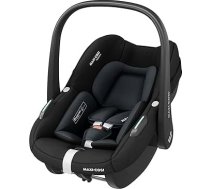 Maxi-Cosi Pebble S, zīdaiņu autokrēsliņš, i-size bērnu autokrēsliņš jaundzimušajiem, 0-15 mēneši, 0-13 kg, 40-83 cm, Click & Go uzstādīšana, G-CELL sānu trieciena aizsardzība, tonāli melns