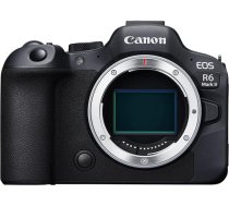 Canon EOS R6 Mark II sistēmas kamera - bezspoguļa pilna formāta kamera (hibrīda kamera ar inteliģento automātisko fokusēšanu un motīva noteikšanu, 4K videokamera, 40 kadri sekundē, WiFi, Bluetooth, AI vadība)