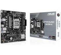 ASUS Prime A620M-K pamatplate Socket AMD A620 (Ryzen 7000, Micro-ATX, DDR5 atmiņa, PCIe 4.0, BIOS Flashback, USB 3.2 Gen 2, Aura Sync)