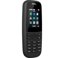 Nokia 105 Dual SIM (2019), melns, atbloķēts