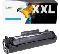 MYOFFICE Q2612A 12A tonera kasetne HP Laserjet 1012 1015 1018 1020 3015 3050 M1319 MFP melnā krāsā 2000 lappušu melns saderīgs printeris, 1 iepakojums