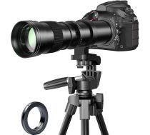 BENOISON 420-800 mm super tālummaiņas objektīvs ar manuālo fokusu EF telefoto objektīvs priekš Canon EOS Rebel T8i T7i T7 T7 T6 T6s T6i T3i T2i SL3 SL2 90D 80D 77D 4000D, 1DX 5D 6D Mark II/III/IV DSLR