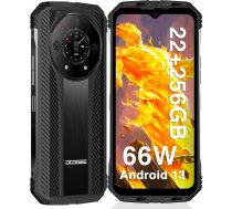 DOOGEE S110 izturīgs viedtālrunis, 22GB RAM+256GB ROM, 10800mAh, 66W, ātrā uzlāde, Android 13 nesalaužams tālrunis, 6,6 collu FHD+ 120Hz 50MP, izturīga kamera OTG/GPS/NFC/IP68/IP69K