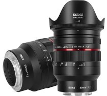 Meike 50mm F1.2 liela atvēruma manuālās fokusēšanas pilna kadra objektīvs Sony FE E montāžas bezspoguļa kamerām A7RIII A7III A7RIV A7 A7R A7R A7S A7II A7SIII A9 A9II NEX 3 3 3N 5 A6400 A6000 A6100 A6300 A630