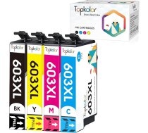 Topkolor kasetnes Epson 603 XL 603XL printeru kasetņu aizvietošana, kas saderīgas ar Epson Expression Home XP-2100 XP-3100 XP-4100 XP-2105 XP-4105 Workforce WF-2810 WF-2830 WF-2835 WF-2850