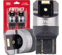 Led spuldzes pilna canbus pro w21/5w 2x1860 smd baltas 12v 24v -03601