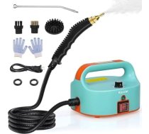 Kavolet portatīvais tvaika tīrītājs, 1500 W augsttemperatūras augstspiediena tīrīšanas iekārta, 50-400 ml/min, 3,5 bāru rokas spiediena tvaika tīrītājs, tvaika tīrītājs ar 3 birstes galviņām mājai, virtuvei,