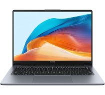 HUAWEI MateBook D 14 klēpjdators, i5-12450H, 12. paaudzes Intel Core i5 procesors, FullView Eye Comfort displejs,8 GB RAM, 512 GB SSD, 14 zolu klēpjdators, Windows 11 Home, Deutsche versija, kosmosa pelēks