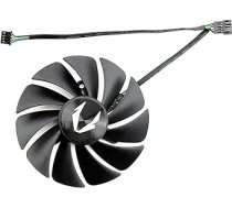 SISS grafiskās kartes ventilators - efektīvs dzesēšanas sistēmas ventilators, aizstājējs ZOTAC Gaming RTX 3070 Twin Edge, GA92S2U Fan A - 88 mm diametra grafiskās kartes ventilators