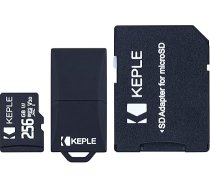 256 GB MicroSD 10. klases atmiņas karte, kas saderīga ar Canon EOS 6D, 77D, 100D, 200D, 1100D, 1500D, 1200D, 60D, 1300D, 800D, 750D, 760D, 80D, 4000D, 3000D, 5Ds, 5DsR kameru | Micro SD 256 GB