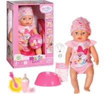 BABY born Magic Girl 835005 Zapf Creation lelle ar 10 funkcijām bērniem no 3 gadu vecuma, darbojas bez akumulatora, 43 cm augsta