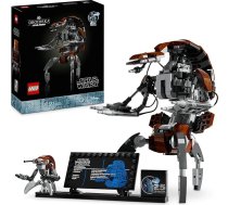 LEGO Star Wars Droideka komplekts, droidu modeļu komplekts pieaugušajiem, biroja rotājums, kolekcionējams, dāvanu ideja vīriešiem un sievietēm 75381