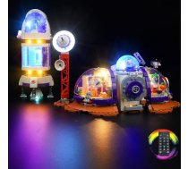 cooldac LED gaismu komplekts Lego Friends 42605 Marsa istabas bāzei ar raķeti (tikai apgaismojums, bez Lego), tālvadības pults, radošo dekoratīvo gaismu komplekts, kas saderīgs ar Lego 42605 Marsa istabas bāzi un raķeti