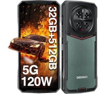 DOOGEE DK10 Āra mobilais tālrunis 5G - 512GB + 32GB Dimensity 8020.64MP nakts redzamības + 50MP x 3 Quad Camera 6,67 collu 120Hz āra viedtālrunis bez līguma, 120W/5150mAh IP68 Android Dual SIM/WiFi