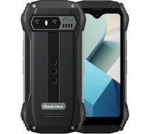 Blackview - N6000 - Mobilais tālrunis - Triecienizturīgs viedtālrunis ar 256 GB, 8 GB RAM, Android 13, 48 Mpx, Dual SIM - Melna versija