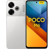 Xiaomi Poco M6 4G 256GB/8GB RAM Dual SIM sudraba krāsā