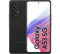 Samsung Galaxy A53 5G viedtālrunis Dual SIM Android mobilais tālrunis 6 GB RAM 128 GB atmiņa Awesome Black