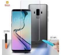 Mocco UV 9H Tempered Glass Aizsargstikls Pilnam Ekrānam + Eco Līme + Lampa Priekš Huawei Mate 20 Lite Caurspīdīgs