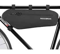 Rockbros velosipēdu somas rāmis ūdensnecaurlaidīgs trīsstūra soma apm. 3 litri melna