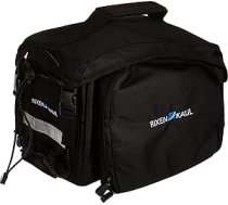 KlickFix 561205 Unisex velosipēdu soma Rackpack 1 Plus priekš Rackt bagāžas bagāžnieka soma, melna, 28 x 35 x 48 cm