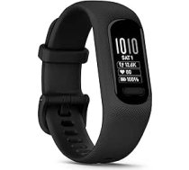 Garmin vívosmart 5 — fitnesa izsekotājs ar īpaši lielu OLED skārienekrānu, miega kvalitātes un sirdsdarbības monitoru, akumulatora darbības laiku līdz 7 dienām un ārkārtas palīdzību, atjaunots